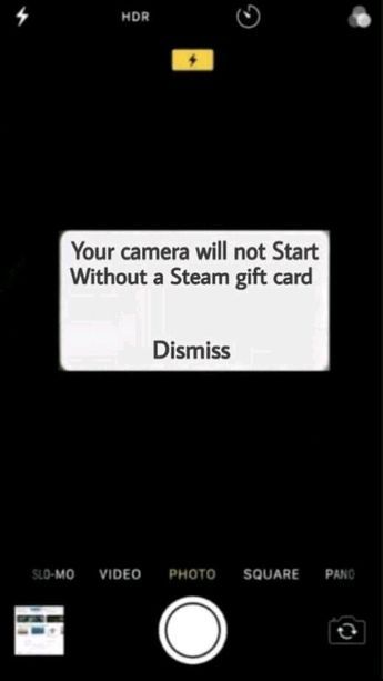 Your Camera Won't Start Without An Itunes Gift Card, Camera Can't Open Without A Gift Card, Your Camera Need Itunes Card, Camera Itunes Card, Camera Update With Gift Card, Camera Gift Card, Phone Camera Spoil Format, My Camera Is Not Working, Video Call