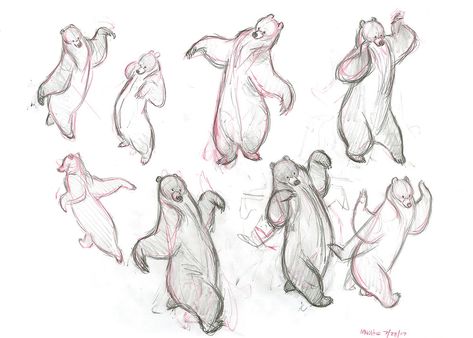 Bear Character Design, Brave Characters, Bear Sketch, Bear Artwork, Character Design Cartoon, Bear Drawing, Bear Character, Bear Illustration, Illustration Character Design