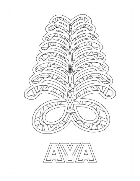 Adinkra Symbols, Coloring Page, Vector Art, Coloring Pages, Vector Free, Royalty Free, For Free, Clip Art, Color