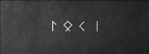 Loki in Runes Loki In Runes, Loki Rune Symbol, Loki Rune, Loki Symbol, Gear Wall, Surf Tattoo, Gear Wall Clock, Patch Ideas, Rune Tattoo