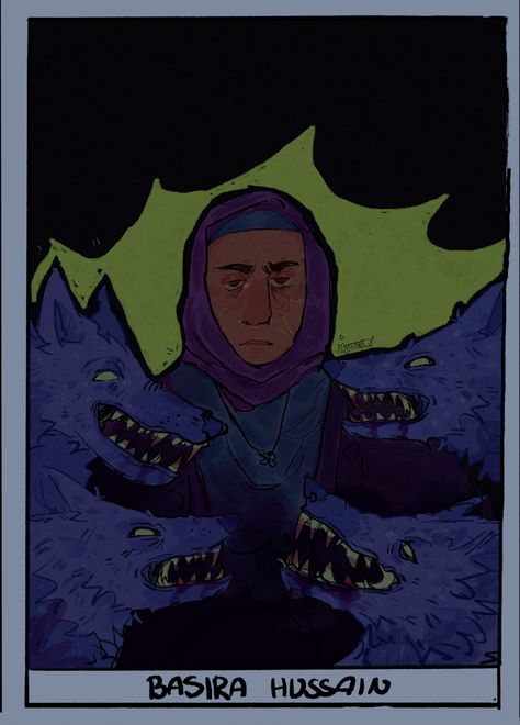 Basira Hussain Tma Fanart, The Magnus Archives Basira, Melanie King Tma Fanart, Basira Hussain, Tma Fanart, Magnus Protocol, The Magnus Archives, Eldritch Horror, Art Style Inspiration