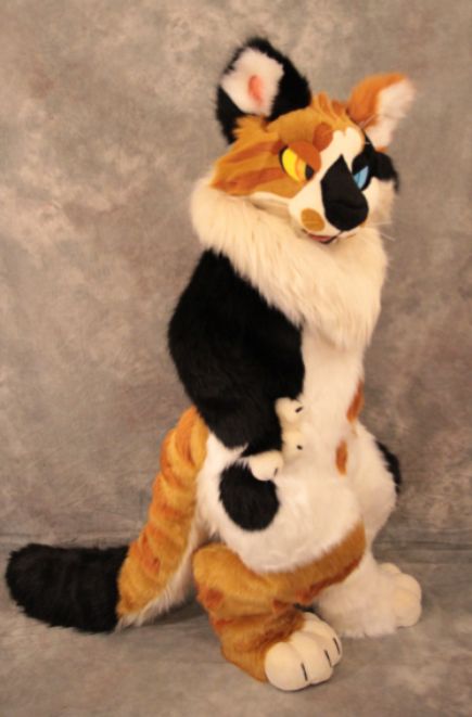 Gecko Fursuit, Calico Cat Fursuit, Big Cat Fursuit, Fursuit Species, Feline Fursuit, Tiger Fursuit, Fursuit Design, Pretty Fursuits, Cat Fursuit