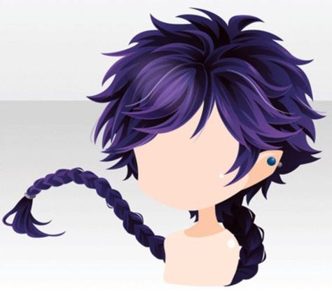 Gacha Oc Hair Ideas Male, Gacha Hair Ideas Male, Boys Ponytail, Anime Hairstyles Male, Anime Hairstyles, Chibi Hair, Best Hair Dye, Pelo Anime, Manga Hair