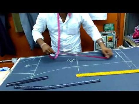 How To Saw A Trouser, How To Cut Trousers Video, Gents Coat, Jacket Tutorial, Gents Pants, Mens Trouser, Trouser Pants Pattern, Mens Jacket Pattern, Men Pants Pattern