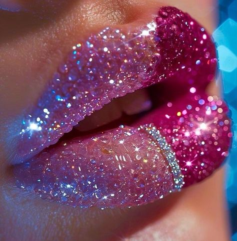 Characters From Movies, Female Lips, Lip Art Makeup, Crystal Lips, Glow Jewelry, Doll Eye Makeup, Magical Makeup, Phone Wallpaper Pink, Glowing Art