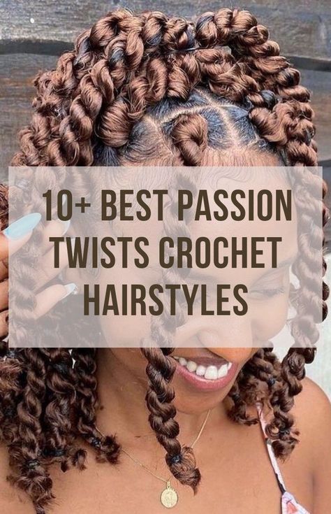 Trendy Twists: Fashion-forward Hairstyle Ideas for Twisted Tresses 8 Inch Passion Twist Styles, Black Twists Hairstyles, Passion Twist Styles For Black Women, Hair Braid Extensions Hairstyle Ideas, Passion Twists Hairstyles Medium, Crochet Passion Twists Hairstyle, Passion Twist Updo Styles, Passion Twists Updo, Styling Passion Twist Braids