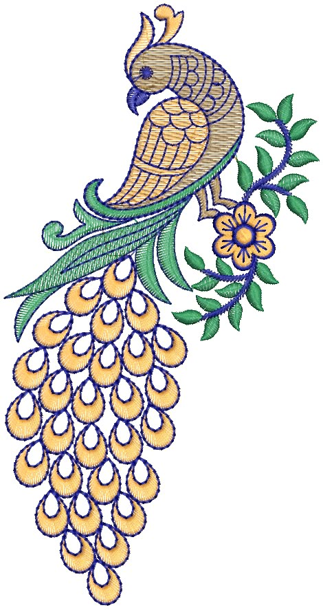 Machine Embroidery Designs Instant download online Kashidakari Embroidery Designs, Peacock Drawing For Embroidery, Peacock Drawing Aari Work, Peacock Embroidery Designs Pattern, Border Embroidery Design, Peacock Drawing, Peacock Embroidery Designs, Peacock Embroidery, Flower Pattern Drawing