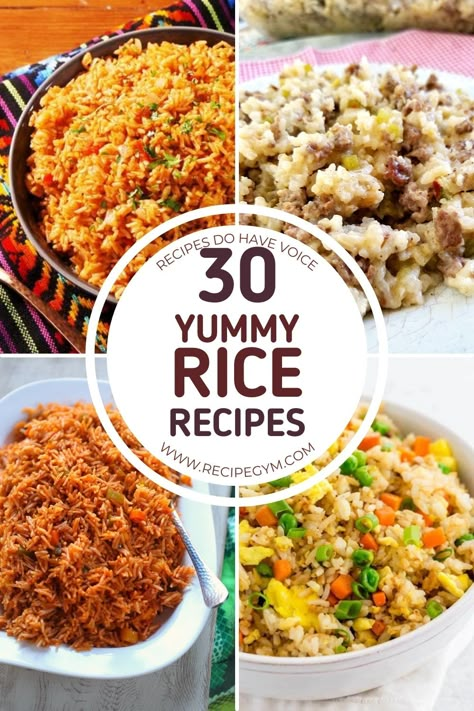 Rice Different Ways, Ways To Cook Rice Recipes, Super Rice Recipe, Rice Dinner Ideas Easy, Easy Vegetarian Rice Recipes, Recipes To Make With Rice, Seasoned Rice Recipes Side Dishes, Ways To Flavor Rice, Things To Add To White Rice