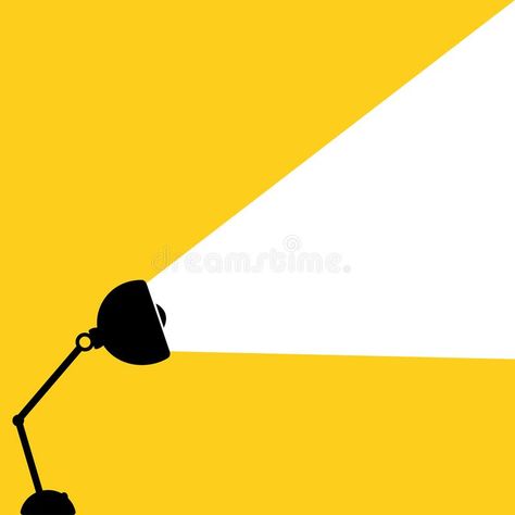 Silhouette of table lamp and White light,yellow background,place for text stock illustration Lamp Illustration Vector, Light Yellow Background, Grafic Art, Instagram Captions Clever, Simple Poster, Flat Vector Illustration, White Table Lamp, Flat Vector, Streetwear Tshirt