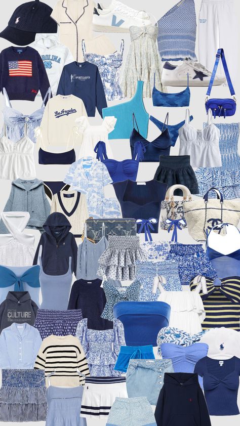 #outfitinspo #blue #costalgrandaughther #cute #timelaspe Summer Blue Outfit Aesthetic, Ocean Clothing Aesthetic, Ocean Core Aesthetic Outfits, Ocean Theme Outfit, Ocean Girl Aesthetic Outfits, Ocean Girl Outfits, Blue Themed Outfits, Ocean Aesthetic Clothes, Costal Granddaughter Aesthic Outfits