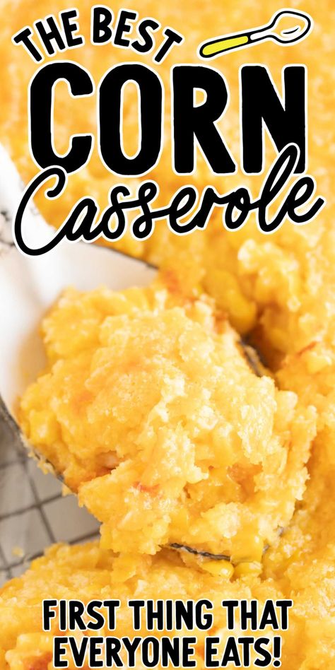 Paula Deen Corn Casserole, Southern Corn Casserole, Best Corn Casserole, Fall Side Dishes, Easy Corn Casserole Recipe, Creamed Corn Casserole Recipe, Southern Corn, Bread Casserole, Sweet Corn Casserole