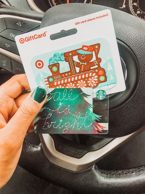 Target Gift Card Aesthetic, Burrrrr Basket, Trader Joes Gift Card, Sephora And Ulta Gift Card, Starbucks Gift Card Christmas, $25 Starbucks Gift Card, Christmas Gift Cards, Grown Up Christmas List, Target Gift Card