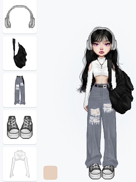 Everskies Cute Outfits, Everskies Outfits Y2k, Best Dress Up Games, Dance Style Outfits, Everskies Outfits, Bratz Inspired Outfits, Fashion Gal, Clueless Outfits, Concept Clothing