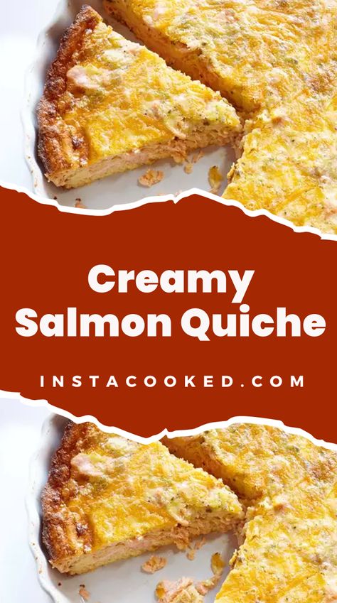 Get ready to tantalize your taste buds with our irresistible Creamy Salmon Quiche recipe! This culinary delight showcases the natural flavors of fresh salmon, Quiche Recipes Salmon, Salmon Quiche Recipes, Smoked Salmon Quiche, Recipes For Pancakes, Salmon Quiche, Recipes Pancakes, Creamy Salmon, Salmon Eggs, Fresh Salmon