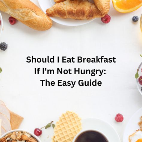 Should I eat breakfast if I’m not hungry? I have never been a breakfast person, but here are some facts as to why we should be eating it. Breakfast means many things to many people, but it’s also known to be the meal that many people skip should they need to. We’ve all had those ... Read More about Should I Eat Breakfast If I’m Not Hungry: The Easy Guide You're reading Should I Eat Breakfast If I’m Not Hungry: The Easy Guide written by Chas which appeared first on Chas' Cr Not Hungry, Cheesy Chicken Enchiladas, Skipping Breakfast, Brunch Time, Chicken Slow Cooker Recipes, Protein Breakfast, Cheesy Chicken, Evening Meals, How To Make Breakfast