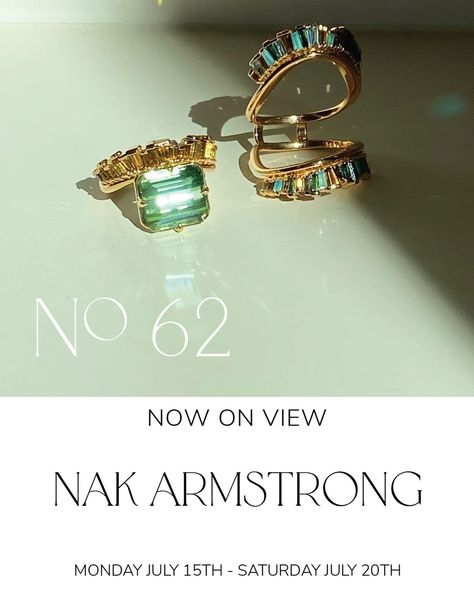 NOW ON VIEW | NAK ARMSTRONG “Recognized for this innovative departures from standard metalworking techniques and an experimental aesthetic, Nak Armstrong’s award-winning work continues to push the boundaries of design” ON VIEW | July 15 - 20 62 South Glenwood Street Jackson Hole, WY #no62jewelry #jacksonhole #jacksonholewyoming #jacksonholefinejewelry #jewelryisart #finejewelry #finejewellery #natureinspired #designerjewelry #designerjewellery #nakarmstrong #nakarmstrongjewelry Experimental Aesthetic, Jackson Hole Wy, Jackson Hole Wyoming, Jackson Hole, July 15, Boundaries, Metal Working, Award Winning, Nature Inspiration