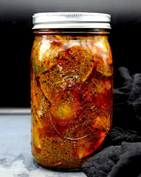 Indian Lime Pickle, Pickled Limes Recipes, Pickled Limes, Lime Pickle Recipe Indian, Lime Pickle Recipe, Indian Pickles, Pickled Grapes, Lime Pickles Recipe, Pickle Recipe