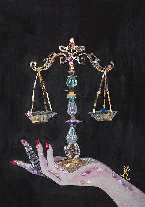 Libra Aesthetic Art, Yoko Hasegawa, برج الميزان, Justice Scale, Law School Life, Libra Art, Law School Inspiration, Women Lawyer, 동화 삽화