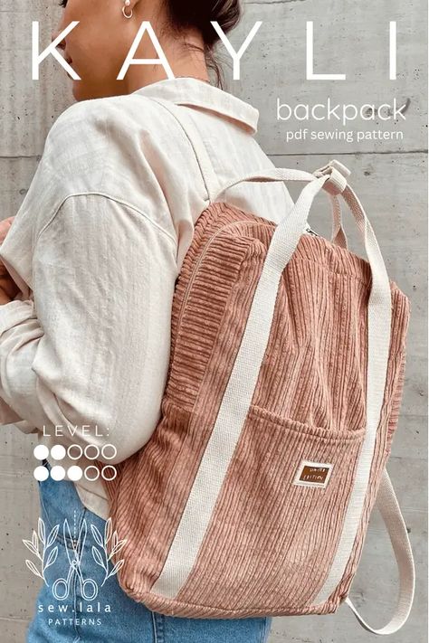 sewing patterns for women Sew Backpack Pattern, Sewing Projects Backpack, Backpack Pattern Sewing, Packable Backpack, Sewing Patterns For Women, Cute Sewing Projects, Quilted Backpack, Backpack Pattern, Pdf Sewing Patterns