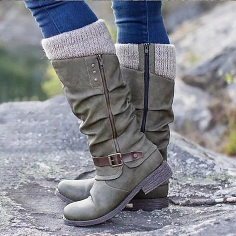 Green hunter boots