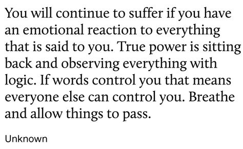 Don't emotionally react to words React Less Quotes, Dont React Quotes, React Quotes, Fake Pictures, A Quote, Real Quotes, Holistic Health, Growth Mindset, When Someone