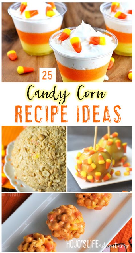 25 Candy Corn Recipes Candy Corn Recipes, Candy Corn Recipe, Dessert Treats, October Holidays, Fun Dessert, Fall And Halloween, Corn Recipes, Haunted Houses, Halloween Haunted Houses