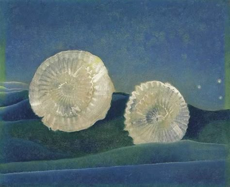 Artwork by Max Ernst, Les coquilles, Made of oil on canvas Max Ernst Paintings, Automatic Drawing, Shell Flowers, Sea Horses, Max Ernst, Light Rays, Feather Flower, Oil Painting Reproductions, Painting Reproductions