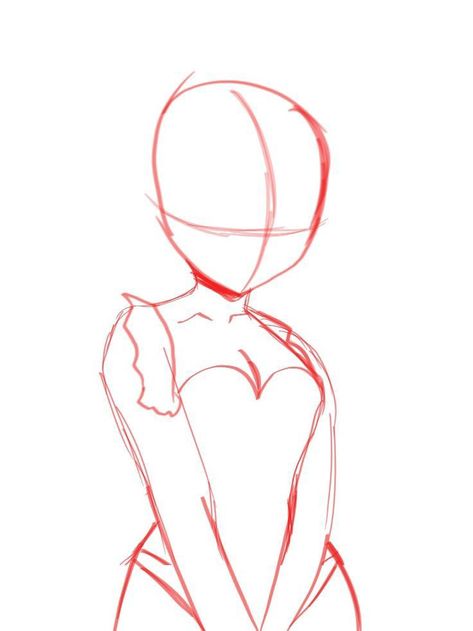 Poses Anime Mujer, Drawing Anime Bodies, Poses Anime, Base Anime, Body Type Drawing, Anime Tutorial, Body Base Drawing, Anime Body Drawing, Anime Base