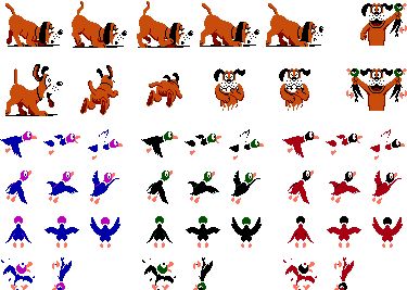 Duck Hunt Sprites Duck Hunt Game, Libro Gravity Falls, Nintendo Tattoo, Old Nintendo, Duck Hunt, Friends Picture, Waterfowl Hunting, Game Sprites, Duck Hunter