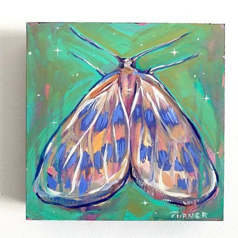 Luna Moth Painting Acrylic, Moth Painting Acrylic, Lunar Moth Painting Acrylic, Atlas Moth Painting, Moth Painting, Moth Gouache, Brown Moth, Moth Gouache Painting, Lunar Moth