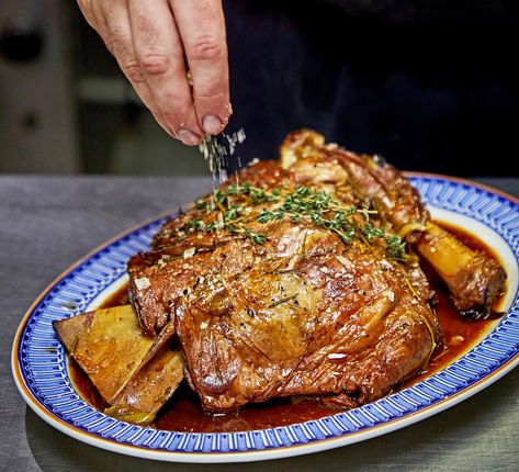 Braised shoulder of lamb Braised Lamb Shoulder, Braised Lamb, Lamb Shoulder, Lamb Roast, Red Lion, Lamb Recipes, Roasts, Sunday Dinner, Delicious Dinner