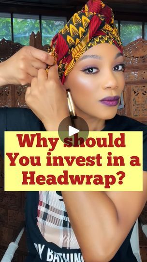 Head Wrap On Afro Hair, Doek Styles, Braided Headwrap, African Hair Wrap, Trendy Scarves, Head Scarf Tying, Hair Wrap Scarf, Head Wrap Styles, Hair Scarf Styles