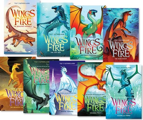 Fun series for boys or girls. Dragon books. Fire Book, Wings Of Fire, Got Books, Fantasy Novels, Book Authors, Book Collection, Book Set, Great Books, Kindle Reading