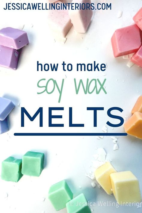 How to Make Soy Wax Melts Wax Melt Making Tips, Easy Wax Melts How To Make, Diy Soy Wax Melts With Essential Oils, How To Make Your Own Wax Melts, Wax Melts Making, Diy Wax Melts Essential Oils, Diy Candle Melts How To Make, How To Make Soy Wax Melts, Soy Wax Melts Recipes