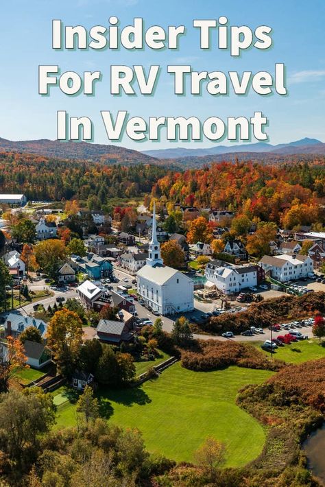 RV Travel in Vermont: Your Ultimate Summer Guide Looking to head up to Vermont? This summer guide will help you navigate RV travel in Vermont and discover what makes this state unique! Vermont Camping, Vermont Hiking, Stowe Vt, Stowe Vermont, Rv Road Trip, Rv Adventure, Rv Lifestyle, Camping Rv, Family Road Trips