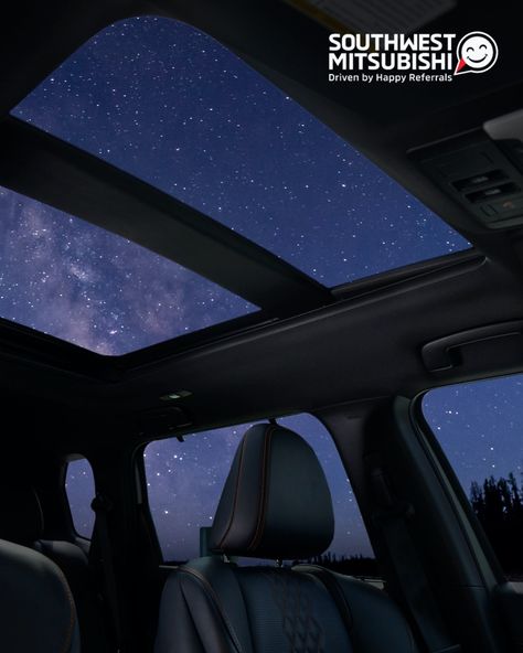 You don't need a giant space telescope to gaze at the stars in wonder. The 2022 Outlander's available panoramic sunroof gives you a perfect view of the night sky. 📞 281-819-6800 ➡️ 26215 SW Fwy, Rosenberg, Tx Panoramic Sunroof, Perfect View, Space Telescope, The Night Sky, Night Sky, Outlander, Night Skies, Persona, Road Trip