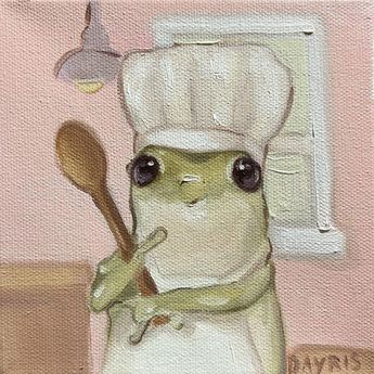 https://www.instagram.com/dayrisfelix/ Coquette Animals Painting, Aesthetic Animal Drawings, Cute Frog Wallpaper Aesthetic, Frog Painting Easy, Funny Animal Paintings, Cute Frog Painting, Animals As People, Cute Animal Paintings, Coquette Paintings