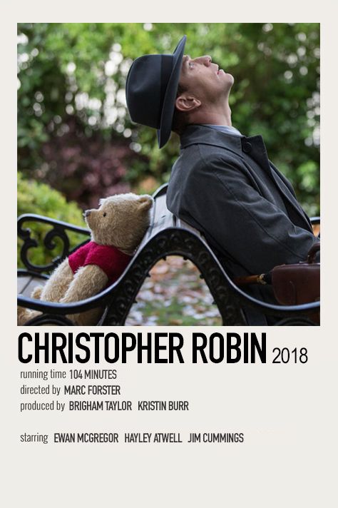 Movie Polaroids, Christopher Robin Movie, Robin Movie, Indie Movie Posters, Movie Board, Movie Hacks, Iconic Movie Posters, Film Posters Minimalist, Polaroid Poster