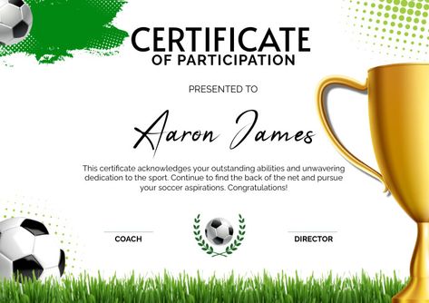 Football Certificates Free Printable, Sports Certificate Design, Purple Dragon Fruit, Certificate Design Inspiration, Printable Sports, Certificate Design Template, Purple Dragon, I Love You Pictures, Soccer Practice