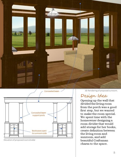 Craftsman Sunroom, Craftsman Style Trim, Craftsman Interior Design, Sunroom Remodel, Craftsman Interiors, Craftsman Home Interiors, Craftsman Decor, 3 Season Room, Baseboard Heating