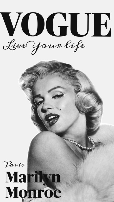 Vogue Covers, Bedroom Posters, Vintage Poster Art, Black And White Aesthetic, Vogue Magazine, Picture Collage, Vintage Vogue, Fashion Poster, Room Posters