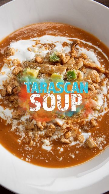 Pati Jinich on Instagram: "We have a new season of our #PumpUpElSabor web series with @_mexicorico! First up, to get you through the winter is one of my favorite soups... the Tarascan Bean Soup. Using the flavorful La Costeña refried pinto beans in the base makes it so easy, and I’m pumping up the flavor with over-the-top garnishes that you can serve on the side so everyone can customize their bowls. Stay tuned for a new #PumpUpElSabor episode every month." Tarascan Bean Soup, Tarascan Soup, Pati Jinich, Favorite Soups, Bean Stew, Pinto Beans, Bean Soup, Web Series, Every Month