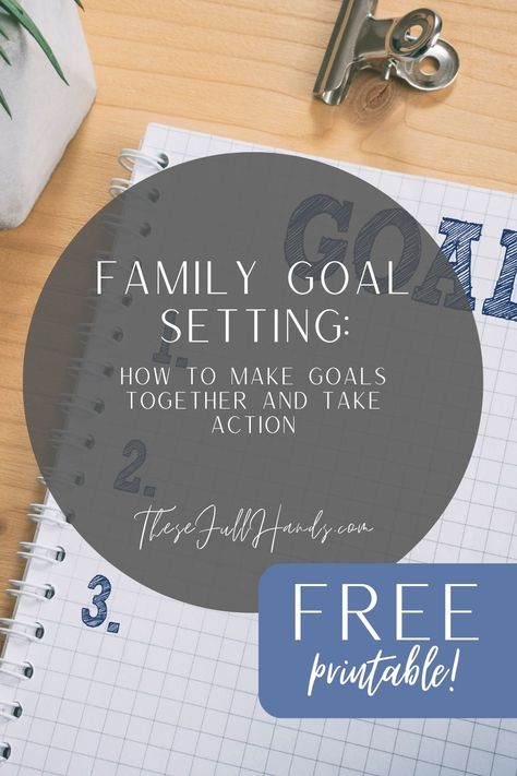 Family goal setting is a great way to work together to create the family atmosphere and culture that truly reflects the people in it. Kids learn valuable skills with setting goals and creating a plan to reach them. Use this FREE PRINTABLE and this approach to build your unique family atmosphere and culture. Family Goal Planning, Family Goal Setting Worksheet, Family Goal Setting, Fam Goals, Preschool Family, 10 Year Plan, Christian Homemaking, Goals Template, Goal Setting Worksheet