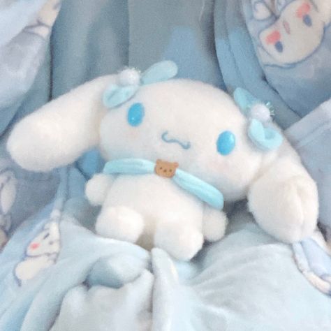 Baby Blue Aesthetic, Light Blue Aesthetic, Hello Kitty Characters, Pink Cheeks, You Are Cute, Sanrio Wallpaper, Hello Kitty Pictures, Hello Kitty Items, Cute Stuffed Animals