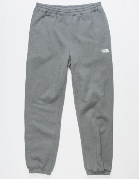 The North Face Half Dome Sweatpants. Whether Sharing Laughs Around The Campfire Or Enjoying Some Hard-Earned Downtime, The Men's Half Dome Sweatpants Are A Comfortable All-Occasion Staple. Standard Fit. Elastic Waistband With An Internal Drawcord For Adjustability. Side-Seam Hand Pockets. Elastic Cuffs. Embroidered Logo On Left Thigh. 73% Cotton, 27% Polyester. Machine Wash. Imported.