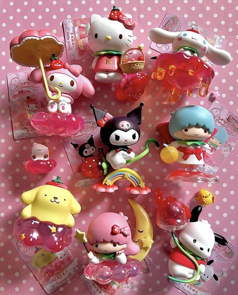 Sanrio Summer, Sanrio Merch, Colourful Things, Pinky Girls, Hello Kitty Toys, For Me, Kitty Stuff, Kawaii Toys, Kawaii Room