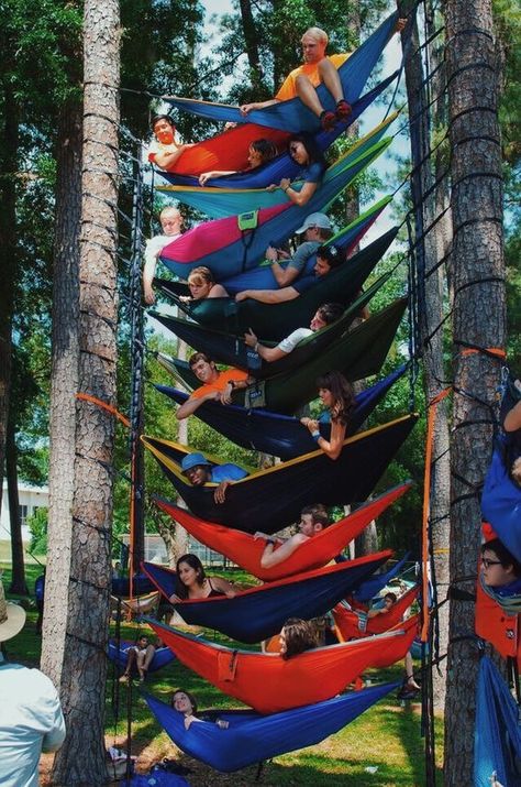 ★ pin | morganicfarms ★ Hammock Nylon, Camping 101, Portable Hammock, Camping Hammock, Fun Sleepover Ideas, Foto Tips, Summer Plans, Summer Goals, Hammock Camping