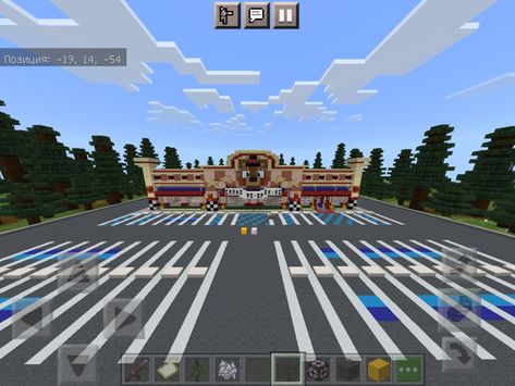 version 1.17.10 Bedrock Edition Minecraft Fnaf Pizzaria, Fnaf In Minecraft, Freddy Fazbears Pizzeria Building, Minecraft Fnaf Pizzaria Build, Minecraft Fnaf Building, Fnaf Building, Fnaf Minecraft Builds, Fnaf Layout, Fnaf Restaurant