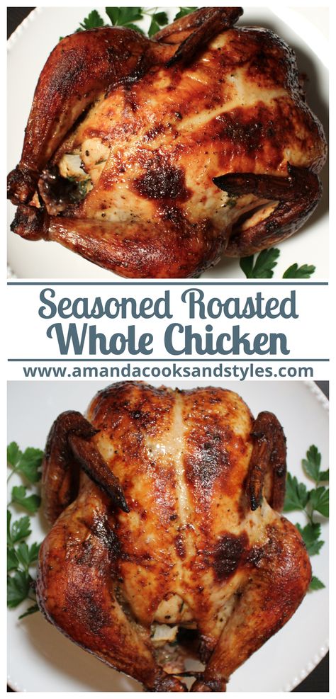 Roast Whole Chicken Recipes, Roast Stuffed Chicken Whole, Young Chicken In Crockpot, Whole Fryer Chicken Recipes Oven, Young Chicken Recipe Oven, Whole Young Chicken Recipes, Stuffed Whole Chicken Recipes, Young Chicken Recipe, Whole Chicken Stuffed