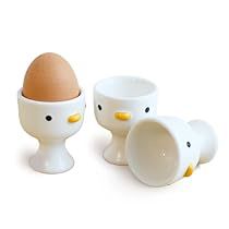 Boiled Egg Breakfast, Kitchen Utensil Decor, Soft Boiled Egg, Breakfast Kitchen, Cup Gift Set, Ceramic Egg Cups, Funny Duck, Soft Boiled Eggs, Boiled Egg